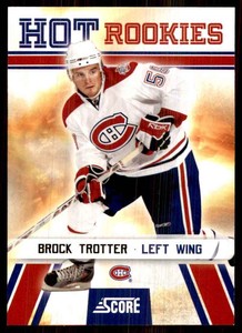 2010-11 Score Brock Trotter Hr RC RC #541