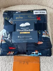 NEW Little Sleepies Harry Potter Evening at Hogwarts Bamboo Large Cloud Blanket - Picture 1 of 1