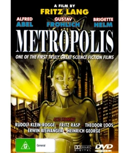 Metropolis (DVD 1927) Fritz Lang film Alfred Abel Brigitte Helm - Region 4 - Picture 1 of 5