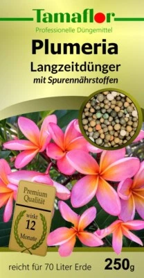 TAMAFLOR Dünger Plumeria Tempelbaum Dauerdünger wirkt 12 Monate NPK Profi