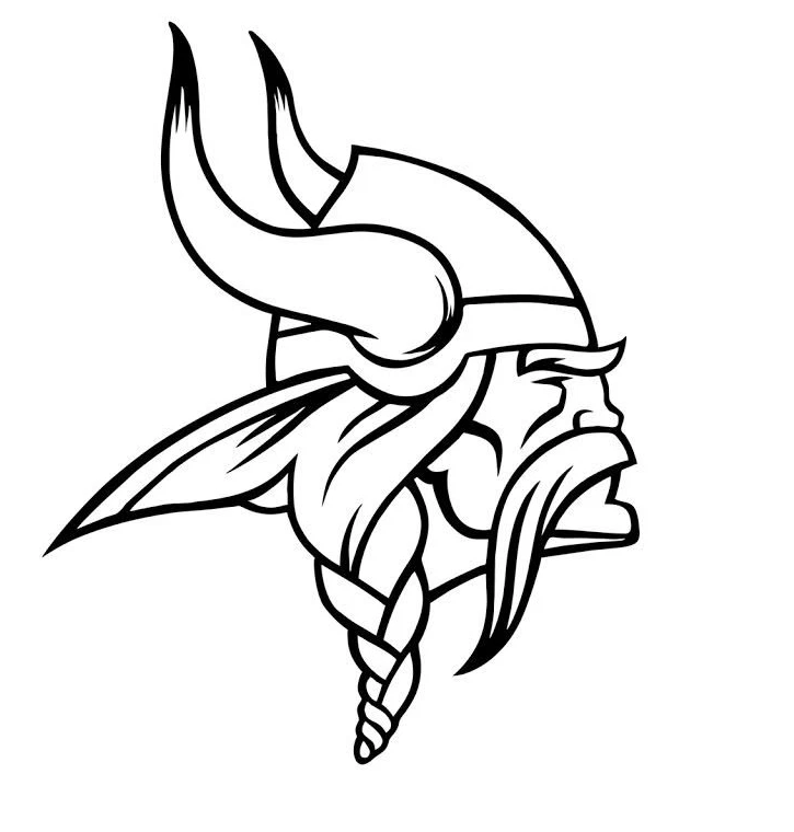 明尼苏达维京人标志 NFL 乙烯基贴花窗户笔记本电脑任何尺寸任何颜色 — 第 1/1 张图片