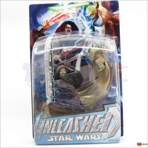 Star Wars Unleashed Yoda vs Darth Sidious Palpatine by Hasbro 2005 - worn pack - Picture 1 of 7
