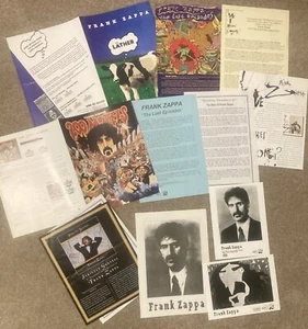 FRANK ZAPPA - PROMO press kit with bios and photos - Picture 1 of 1