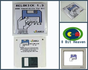RELOKICK 1.3 PARA COMMODORE AMIGA 500+/600/1200 TOTALMENTE PROBADO FUNCIONANDO - Imagen 1 de 7
