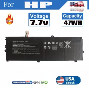 For HP J104XL J1O4 Battery 47WH JI04XL HSTNN-UB7E ELITE 1012 G2 tablet 6110mAh - Picture 1 of 8
