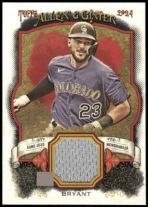 2024 Topps Allen & Ginter KRIS BRYANT Jersey Relic Colorado Rockies - Picture 1 of 2