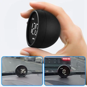 Car Digital Speedometer Odometer Head Up Display GPS Over Speed Alarm HUD White - Bild 1 von 10