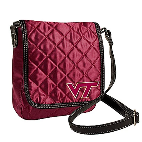 Virginia Tech Hokies Quilted Purse Handbag Cover