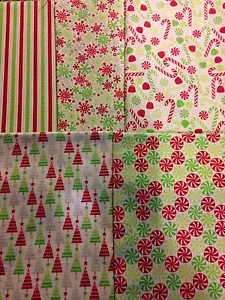 Material de tela de Navidad Riley Blake Home for the Holidays REINO GRASO CUARTO DE NAVIDAD - Imagen 1 de 1