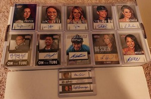 2011 Leaf Pop Century Co-Star Auto Pam Grier/Jeff Conaway Plus 10 Other Autos