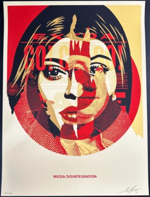 A - Shepard Fairey - Obey Giant - Media Target - 2016 - #260/450 - Image 1 of 3