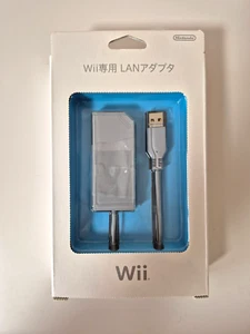 Nintendo Wii Official USB Ethernet LAN Cable Boxed RVL-015 WII U SWITCH COMPAT - Picture 1 of 9