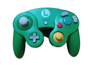 Club Nintendo Official Limited Luigi Green Blue Gamecube Controller GC Near Mint - Picture 1 of 9