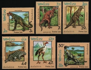 Laos 1988 - Mi-Nr. 1075-1080 ** - MNH - Prähistorische Tiere - Bild 1 von 1