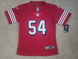 San Francisco 49ers Fred Warner #54 Scarlet Jersey All Stitched Youth Large