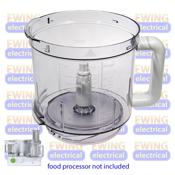 Braun 3202 3205 Food Processor Bowl 7322010204 BR67051144 - image 1 of 1