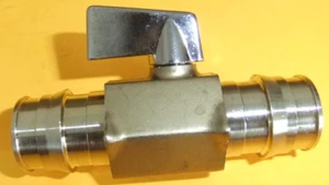 Uponor LF4817575 - ProPEX LF Brass Ball Valve (large bore), 3/4 PEX x 3/4 PEX - Picture 1 of 6