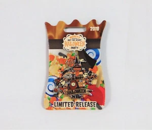 Disney 2018 Mickey Halloween Party Mickey & Minnie Logo Pin Limited Release RARE - Picture 1 of 1