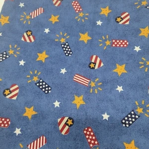 Dream Spinners VIP American Patriotic 4th 45" Wide Fabric Quilting 1.25 Yards - Picture 1 of 4