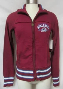 Touch by Alyssa Milano Colorado Avalanche Womens Size S Full Zip Sweater C1 6459 - Picture 1 of 3