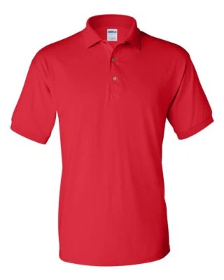 CUSTOM ADD TEXT GILDAN Mens Polo Sport Shirt Jersey UNIFORM Colors Size S-5XL  - Image 1 of 2