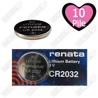 10 Pile Renata A Bottone 3 V Per Orologi - Batterie Al Litio