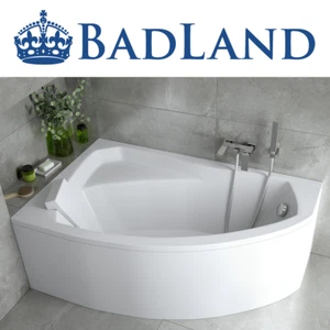 Eckbadewanne RIMA Wanne 130x85 140x90 150x95 160x100 170x110 Schürze ! - Bild 1 von 20
