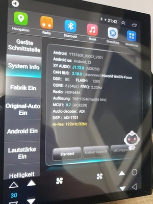 Android Autoradio 8 Gb Ram , 128Gb Rom , 9 Zoll , DSP und 4G Karte - Bild 1 von 4