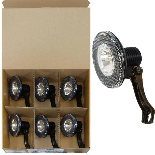 6 Piezas Busch + Müller Dynamo Faro BASIC Lámpara Halógena Bicicleta 17 Lux Foto 1 de 1