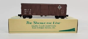 Coche de caja de madera con refuerzo externo S-Gauge S-Helper 00143 Erie - Nuevo en caja línea de vitrina - Imagen 1 de 9