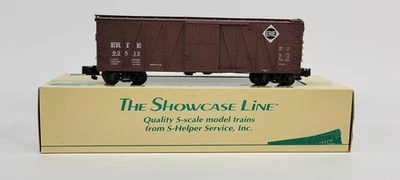 S-Gauge S-Helper 00143 Erie Externally Braced Wood Box Car - NIB Showcase Line - Image 1 of 4