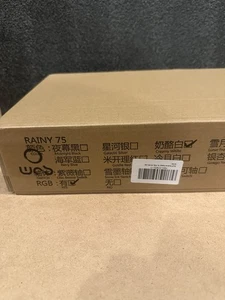 KEEBMONKEY WOBKEY Rainy 75 Version: PRO Color: white Switches: WoB linear (RGB) - Picture 1 of 4