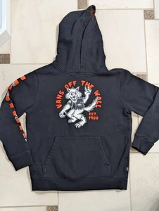 Vans Youth Medium Pullover Hoodie, Black, Wolf - Picture 1 of 3