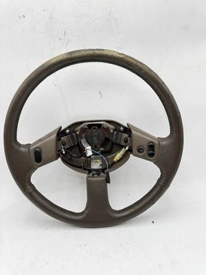 89-95 Toyota 4Runner Tacoma Steering Wheel Control Switches BROWN LEATHER - Image 1 of 4