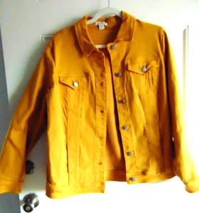 Coldwater Creek Denim Jacket Women’s Large  Dressy Casual NWOT - Picture 1 of 4