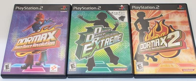 PS2 DDR 3 GAME LOT. DDRMAX DDRMAX2  Dance Dance Revolution Extreme - Image 1 of 4