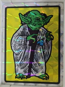 Star Wars Yoda Vending Machine Prism Sticker from the 80’s Rare - Picture 1 of 2