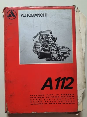 AUTOBIANCHI A112  Catalogo Parti di Ricambi  Originale 1970 - Immagine 1 di 4