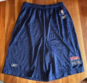 Vintage Team USA Basketball Reebok Practice Shorts Size Large - Picture 1 of 6