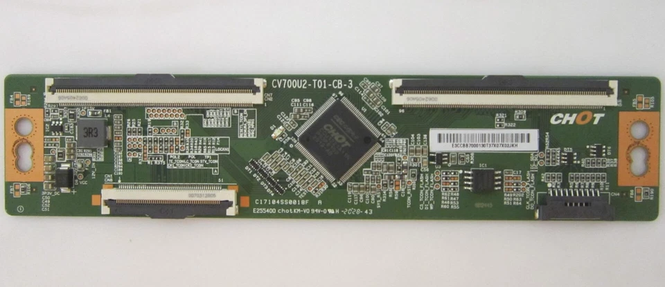 Hisense 70H6570G Vizio V705X-H1 T-Con Board CV700U2-T01-CB-3 (E255400) - Image 1 of 4