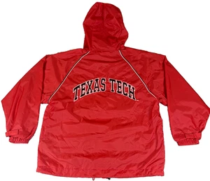 Texas Tech Red Raiders Colosseum Athletics Pullover Windbreak Jacket Men’s XL - Picture 1 of 19