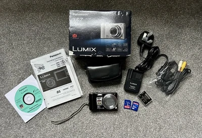 Panasonic Lumix DMC-TZ7 Digital Camera 10.1MP 12x Zoom Case 2x SD cards Working - Image 1 of 4