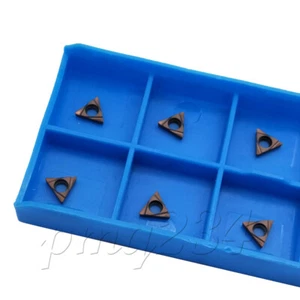 10pcs NEW TBGT060102L-FS ZM1125 carbide Inserts Turning Threaded Inserts - Picture 1 of 7