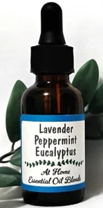 1 oz. LAVENDER PEPPERMINT EUCALYPTUS Pure Essential Oil Blend - Picture 1 of 2