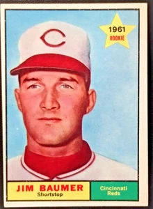 1961 Topps #292 Jim Baumer Cincinnati Reds VGEX - Picture 1 of 3