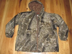 Stearns Dry Wear PVC Realtree Hardwoods Hooded Jacket Men's XL (08-G) - Picture 1 of 10