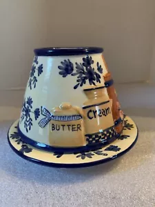 Yankee Candle Small Country Kitchen Plate & Shade - Picture 1 of 6