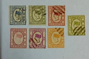 Timbres Colonies Anglaises Labuan - Picture 1 of 2