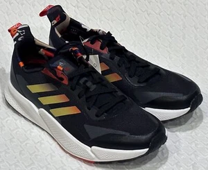 ADIDAS X9000L2 Bounce Black Gold Scarlet Red Running Training Shoes Mens Sz 7.5 - Picture 1 of 16