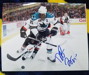 Mike Grier San Jose Haie handsigniertes 8x10 Foto garantiert echt - Bild 1 von 1